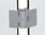 Irus System Winkelverbinder mit Stahklemmschrauben für 3 - 5 mm